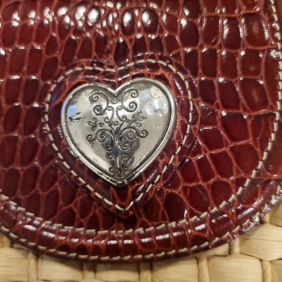 BRIGHTON Woven Straw Shoulder Handbag Purse - Picture 3 of 14